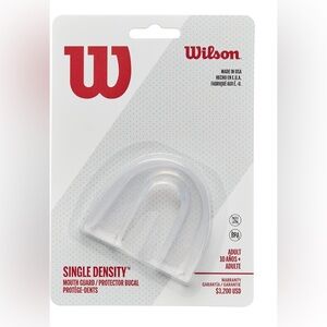 Wilson Single Dentistry Adult Clear Mouth Guard BPA Free Made In The USA NWT